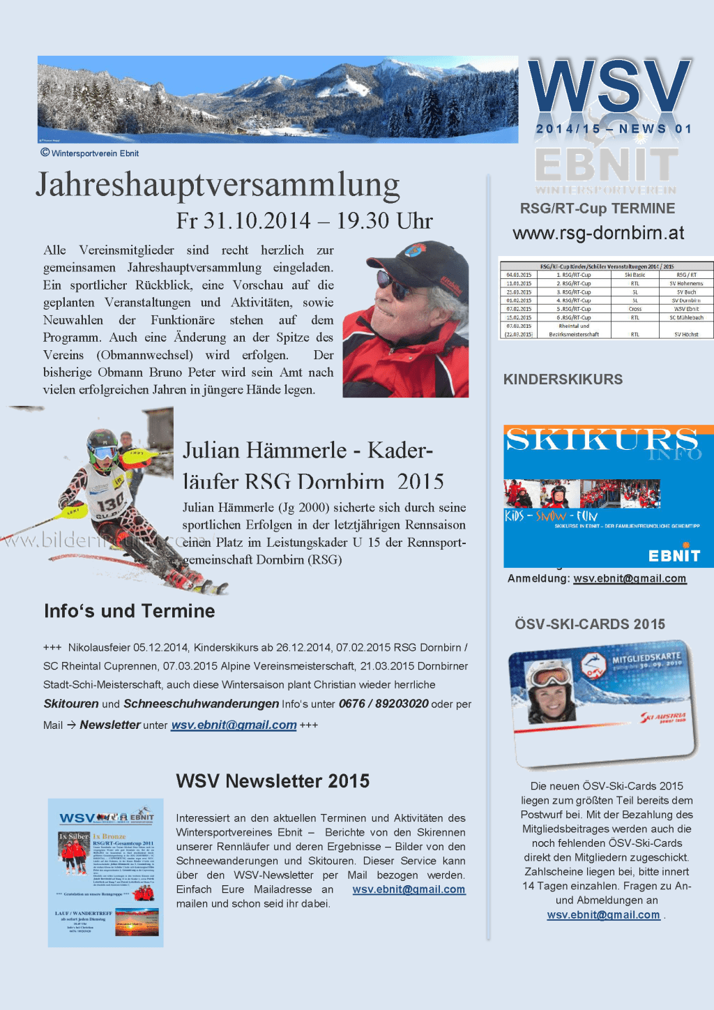 News 01 |&nbsp;2014/15